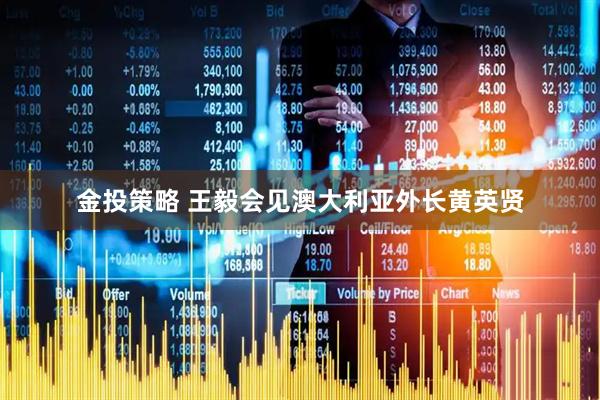 金投策略 王毅会见澳大利亚外长黄英贤